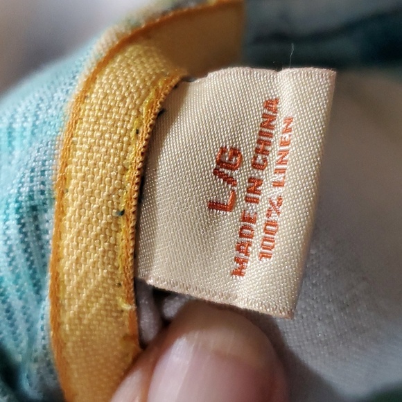 Tommy Bahama linen short sleeve striped button up shirt - Picture 8 of 8